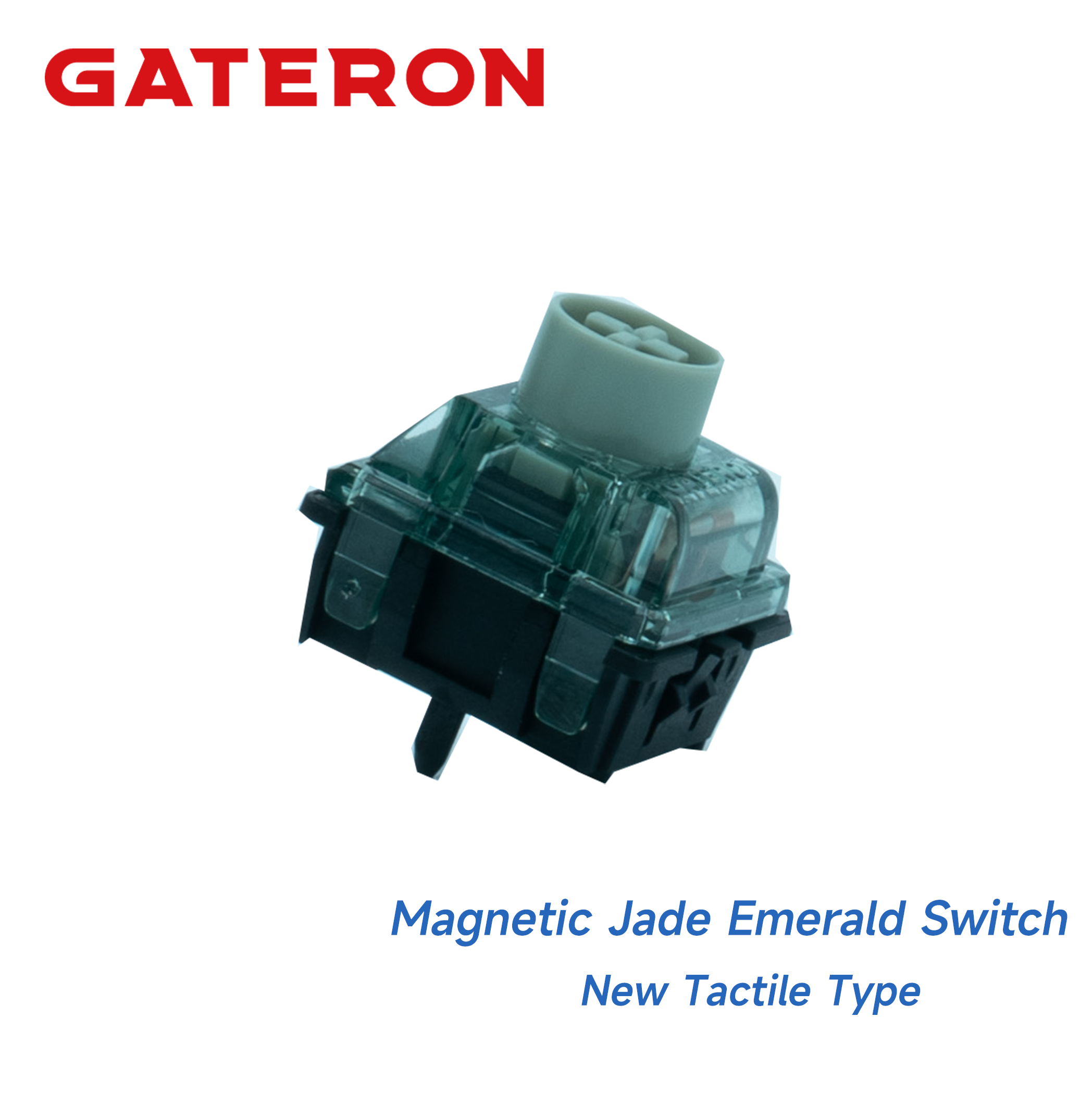 Gaming Keyboard Hall Effect - GATERON Magnetic Jade Emerald switch, Tactile,