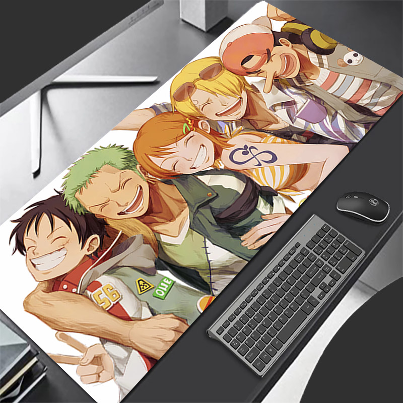 Gaming Keyboard Nearby - Mouse Pad One Piece Anime Durable