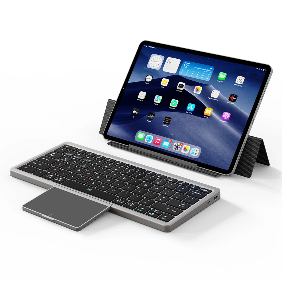 Gaming Keyboard Budget - Bluetooth Keyboard Folding Keyboard With Touchpad