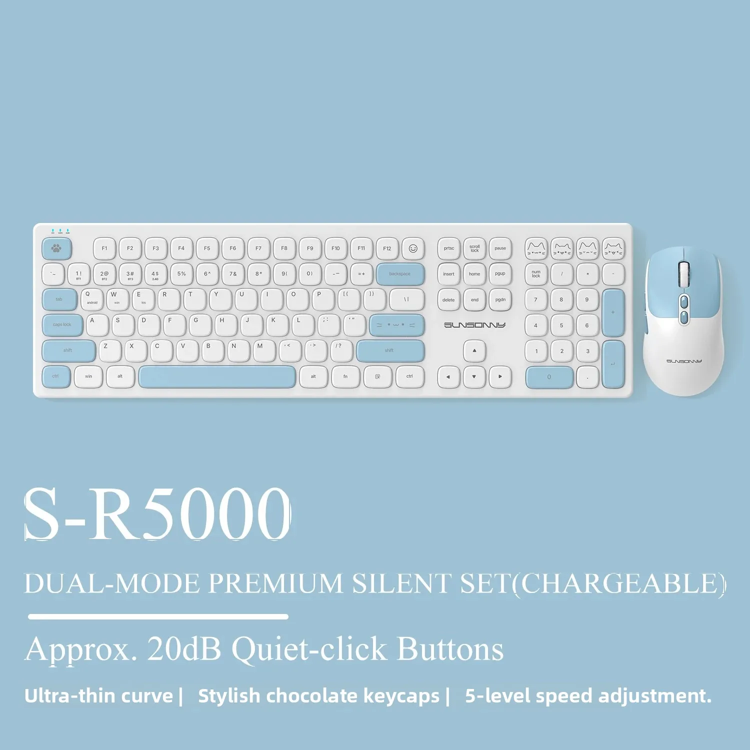 Cute Silent Keyboard and Mouse - đánh giá và giá Gaming Keyboard And Mouse Wireless