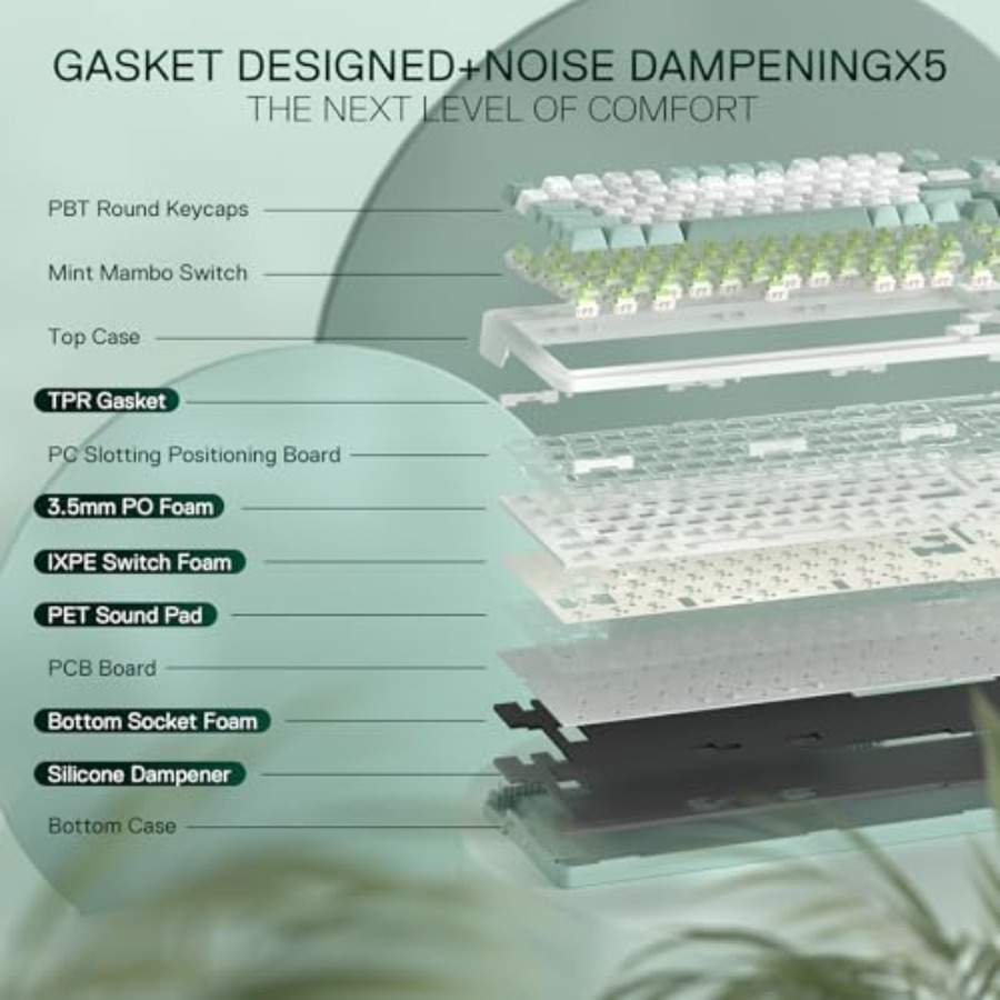 Gaming keyboard with wireless  - đánh giá và giá Gaming Keyboard No Noise