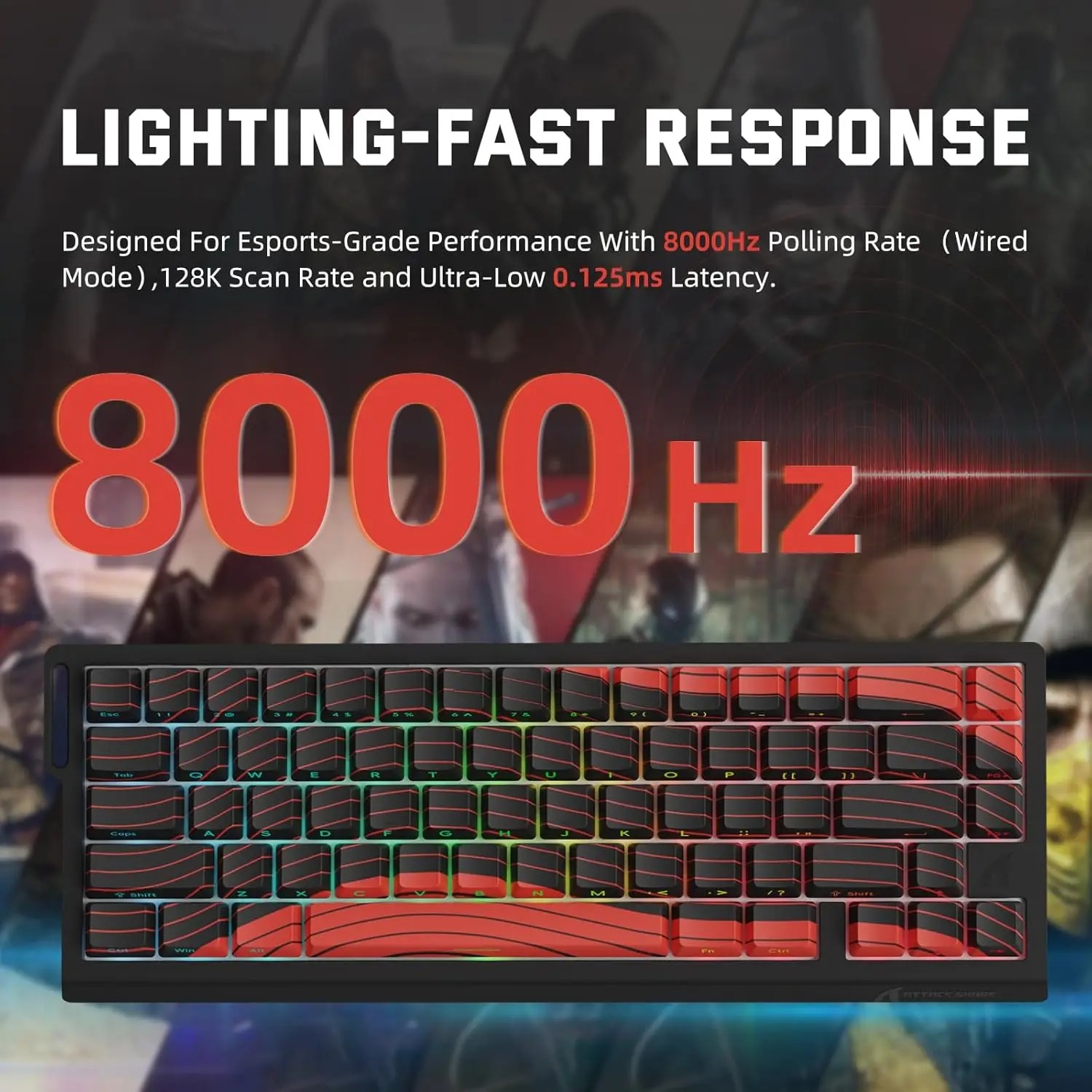 ATTACK SHARK X68 PRO HE Wirele - đánh giá và giá Gaming Keyboard Brand