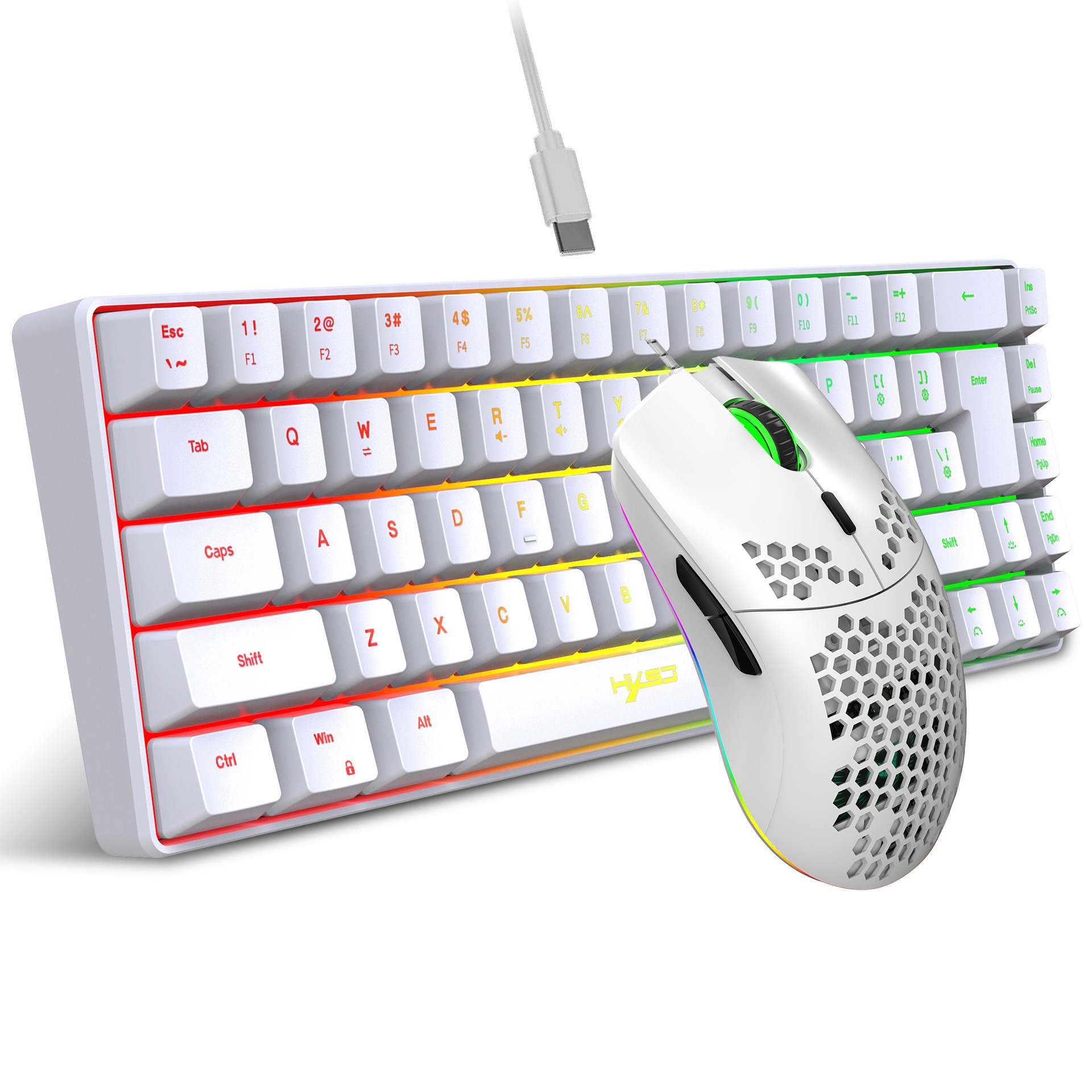 Keyboard and mouse 68key wired - đánh giá và giá Gaming Keyboard Extension