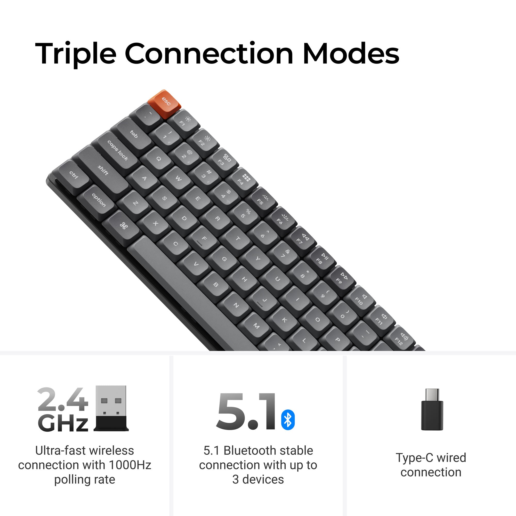 Keychron K3 Max QMK/VIA Ultra- - đánh giá và giá Gaming Keyboard Tester