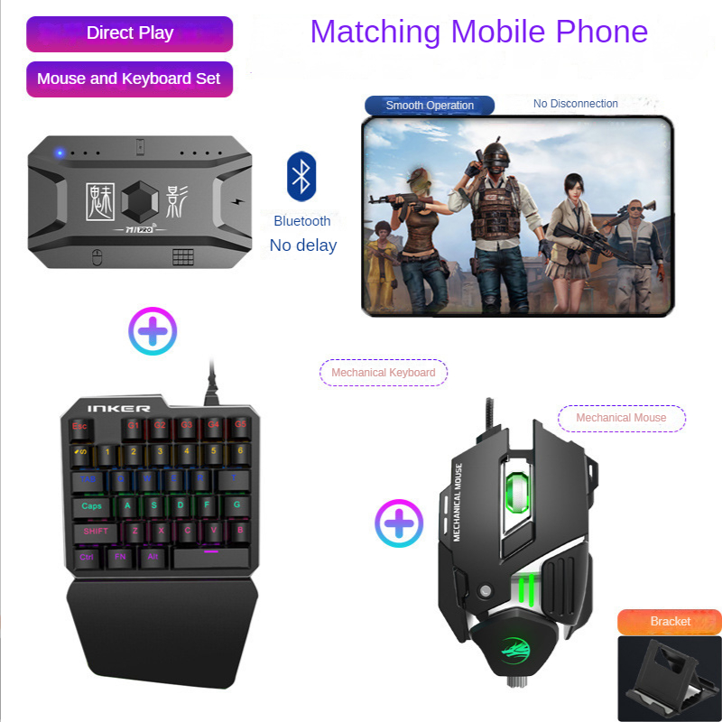 M1 Pro Gamepad Mobile Phone Ga - đánh giá và giá Gaming Keyboard Mouse Wireless