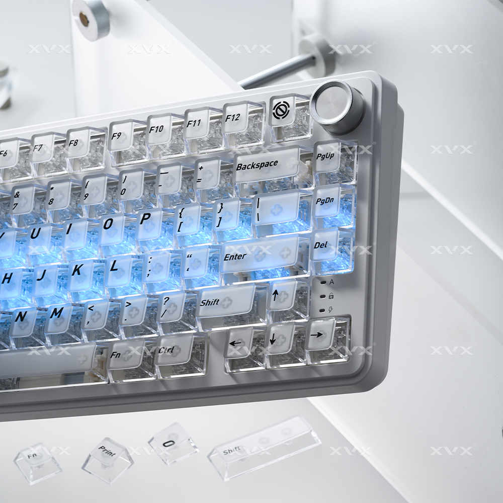 XVX Crystal Transparent Keycap - đánh giá và giá Keyboard Gaming Black