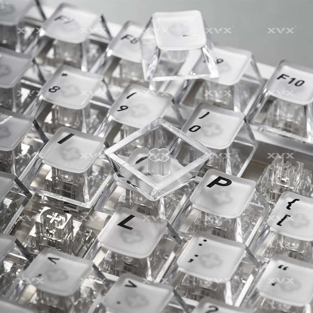 XVX Crystal Transparent Keycap - đánh giá và giá Keyboard Gaming Black