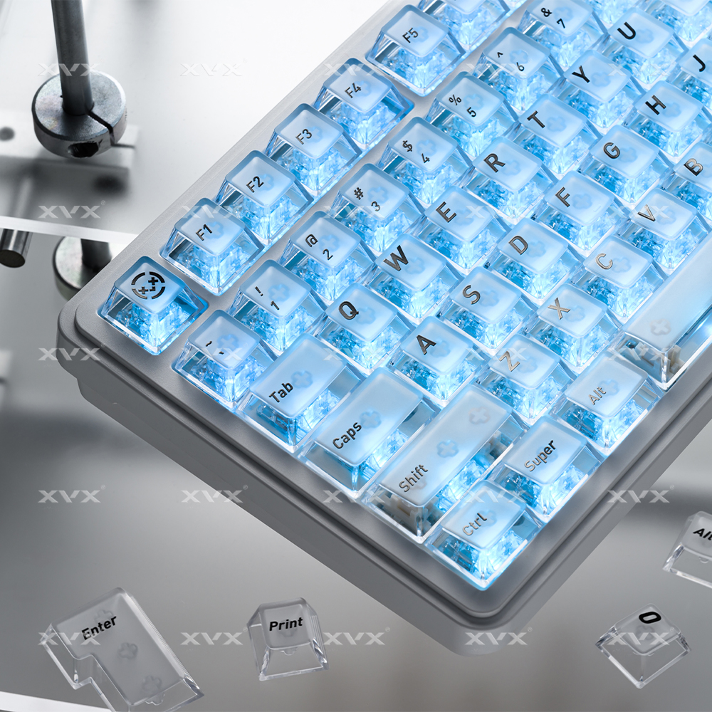 XVX Crystal Transparent Keycap - đánh giá và giá Keyboard Gaming Black
