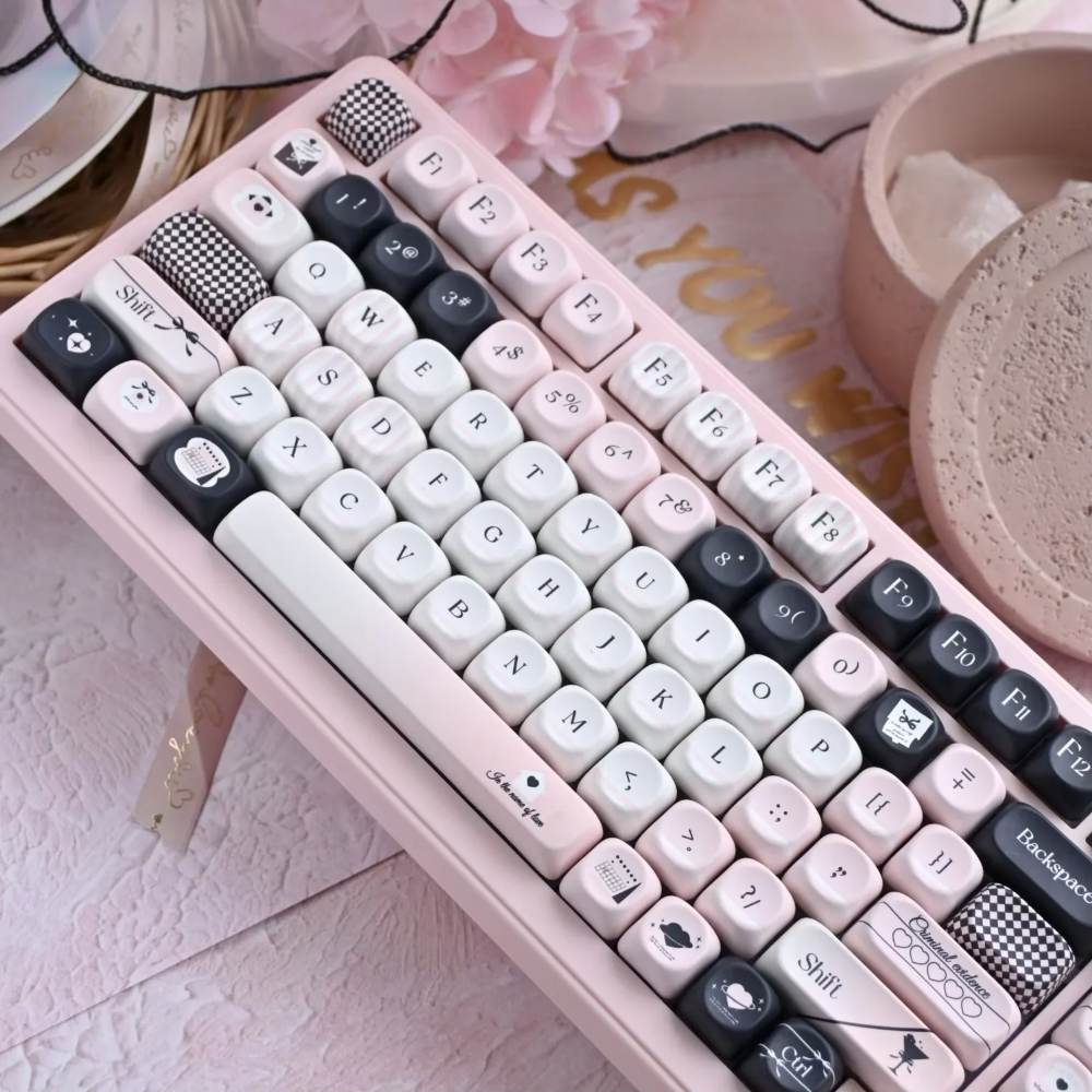 Custom MOA Keycap PBT 118 Keys - đánh giá và giá Keyboard Gaming Black