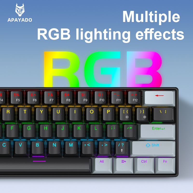 APAYADO K61 Mini Mechanical Ke - đánh giá và giá Gaming Keyboard Brand