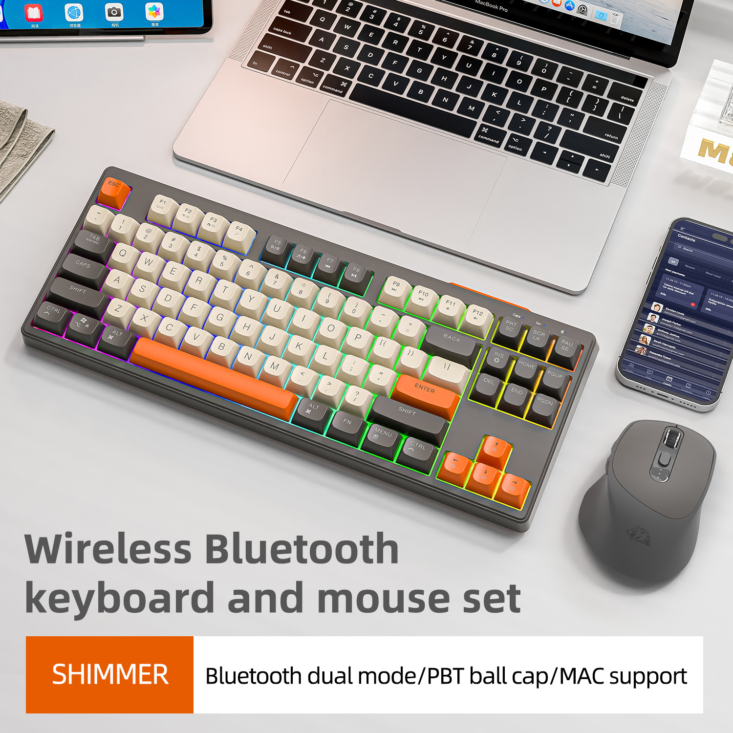 M87 Wireless Keyboard and Mous - đánh giá và giá Gaming Keyboard And Mouse Combo Wireless