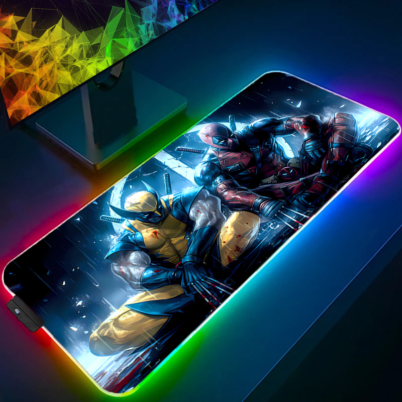 LED Mouse Pad Gaming Backlight - đánh giá và giá Gaming Keyboard En Mouse