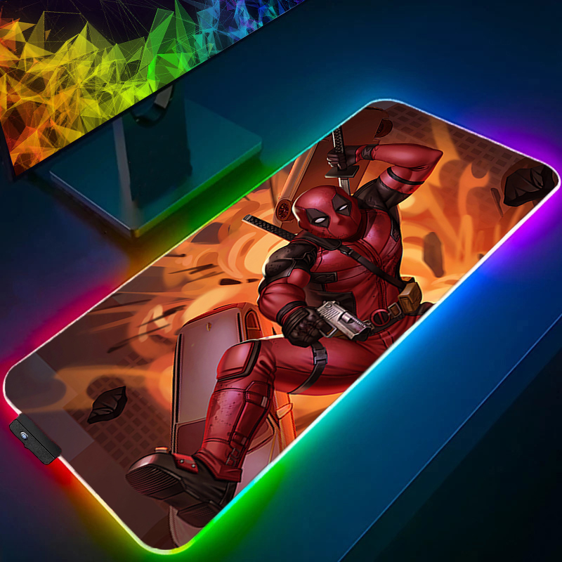 LED Mouse Pad Gaming Backlight - đánh giá và giá Gaming Keyboard En Mouse