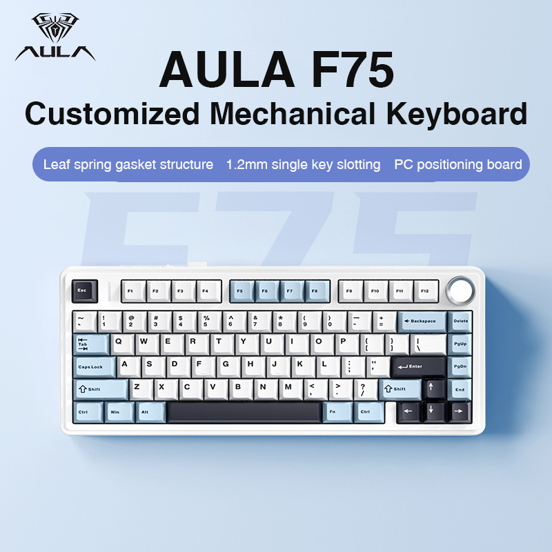 AULA F75 2.4G Wireless/Bluetoo - đánh giá và giá Gaming Keyboard Brand
