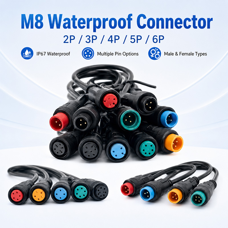 4Pcs M8 Waterproof Connector S - đánh giá và giá Aviator Connector Kit