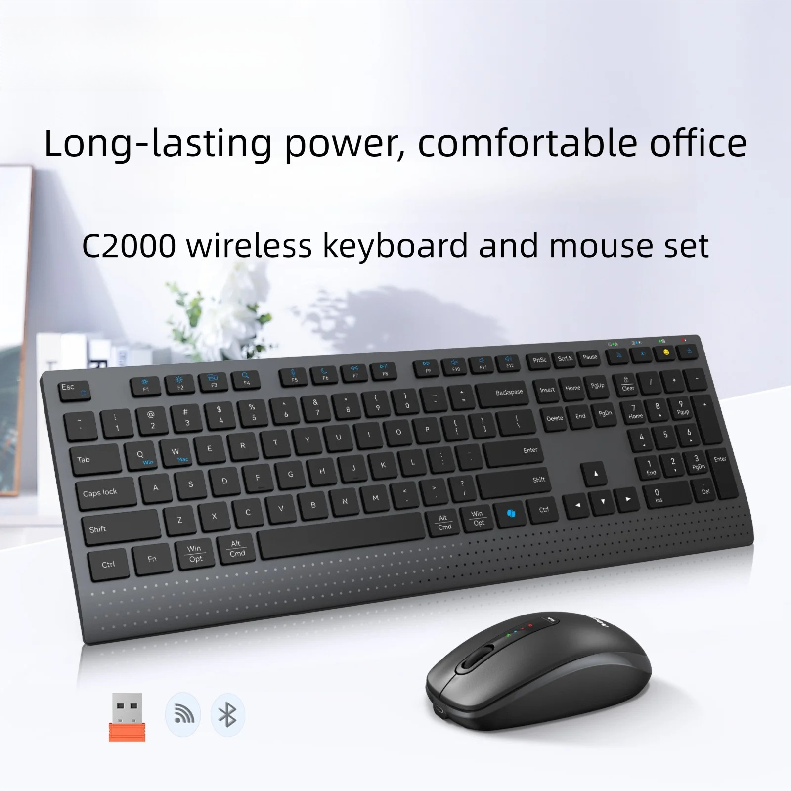2.4G Bluetooth Dual-mode Wirel - đánh giá và giá Gaming Keyboard And Mouse Combo Wireless