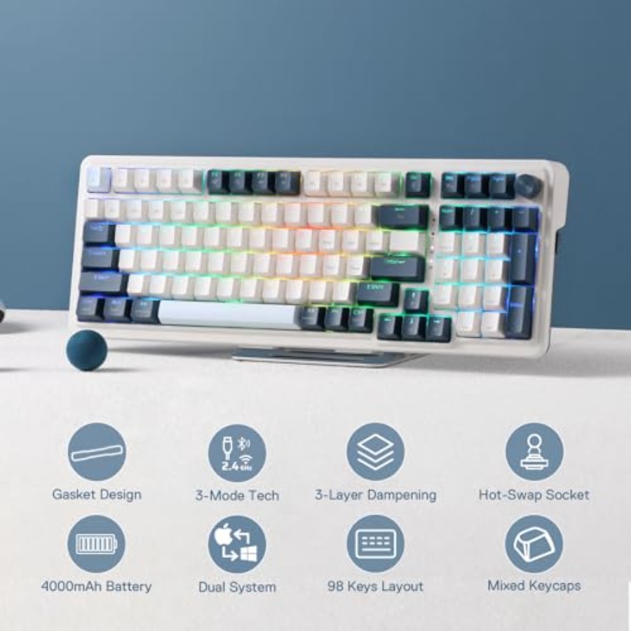 K686 PRO Wireless Gasket RGB G - đánh giá và giá Gaming Keyboard No Noise