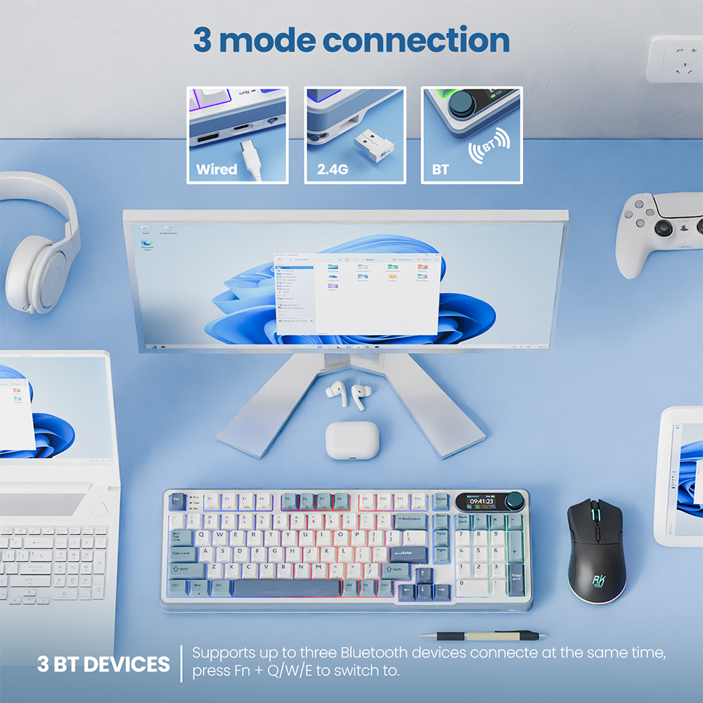 RK ROYAL KLUDGE S98 Mechanical - đánh giá và giá Gaming Keyboard Mobile