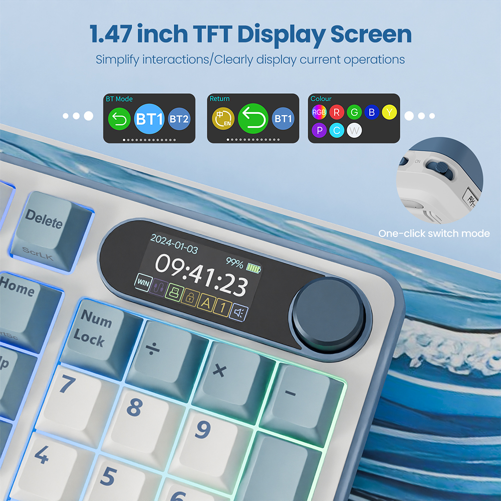 RK ROYAL KLUDGE S98 Mechanical - đánh giá và giá Gaming Keyboard Mobile