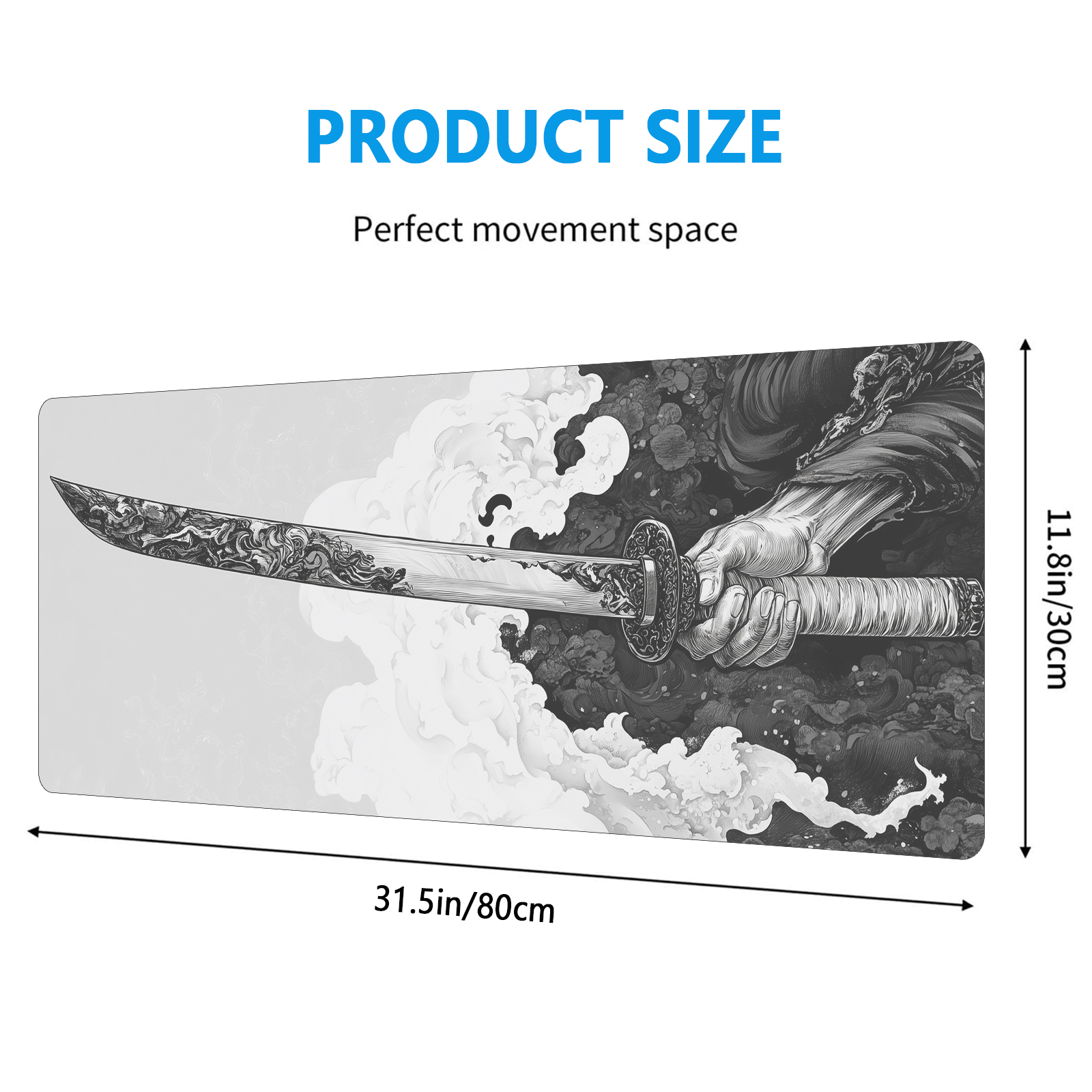Black And White Comic Wind Swo - đánh giá và giá Keyboard Gaming Black