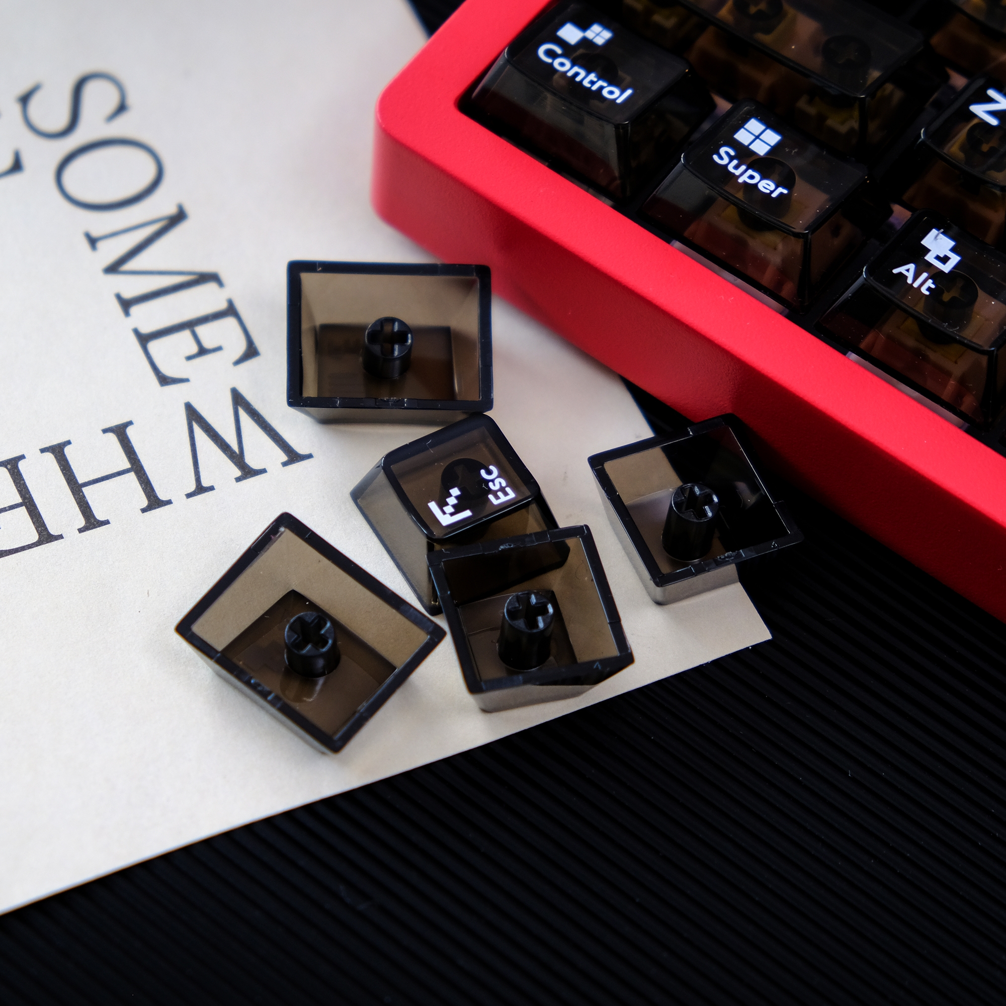 114 Keys Black Crystal Transpa - đánh giá và giá Keyboard Gaming Black