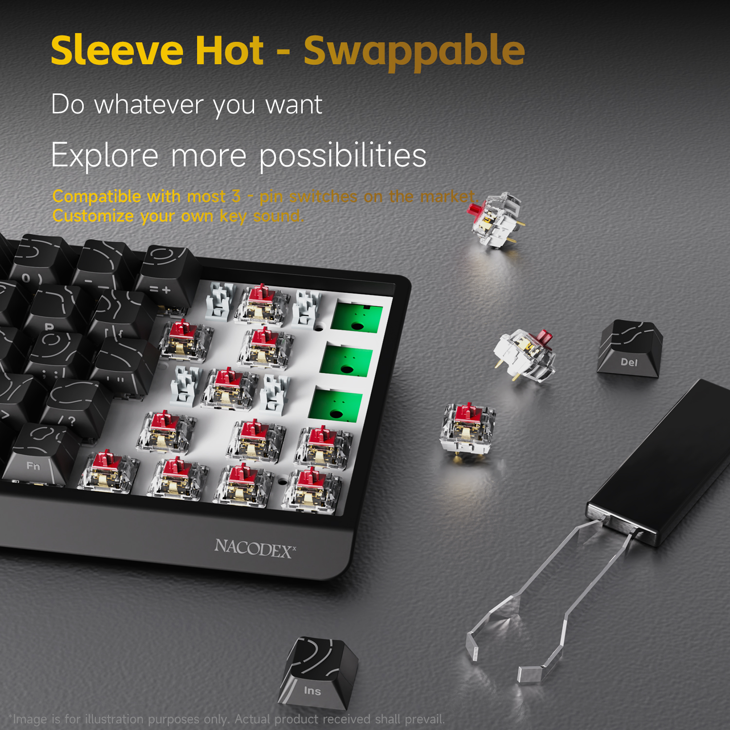 AJAZZ NK68V2 Single-Mode Wired - đánh giá và giá Gaming Keyboard Brand