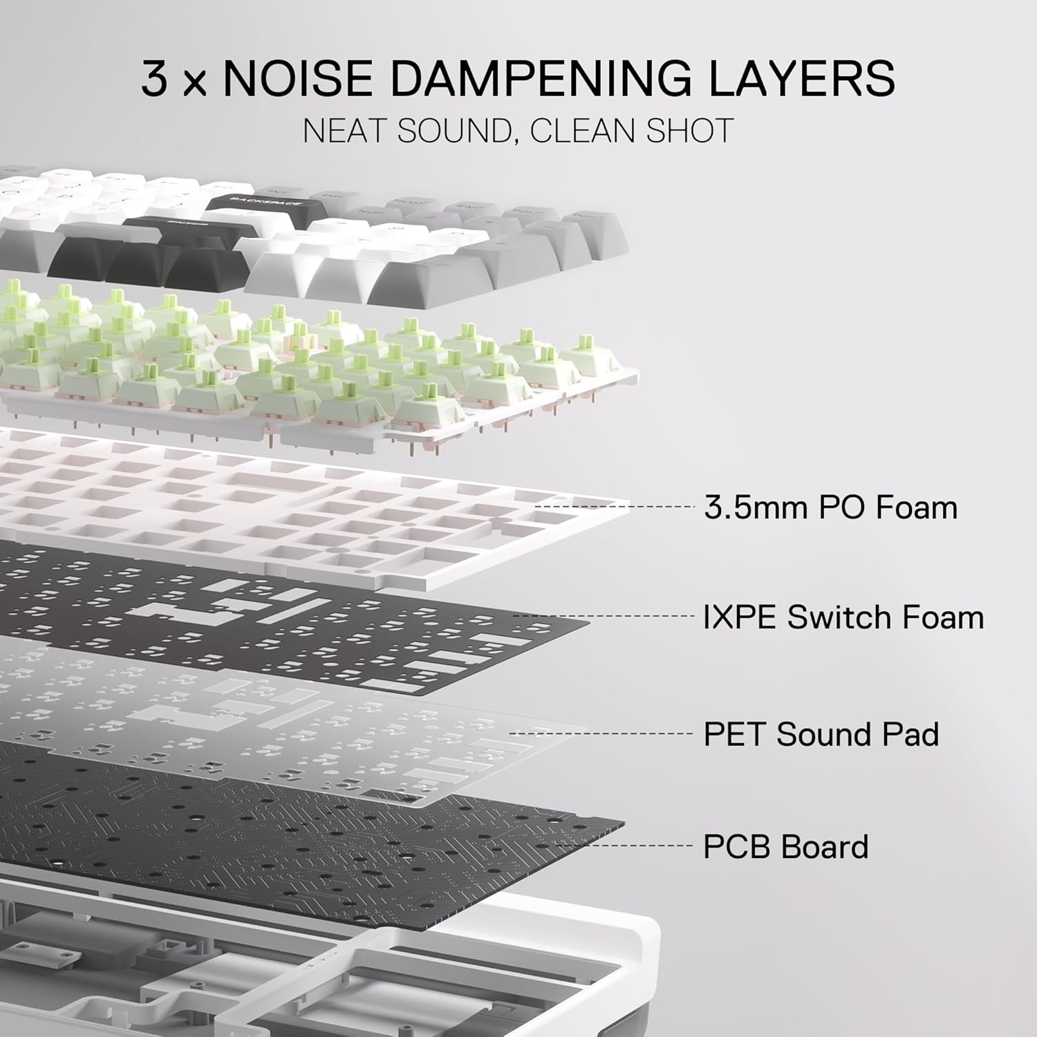 Redragon K656 PRO 3-Mode Wirel - đánh giá và giá Gaming Keyboard No Noise