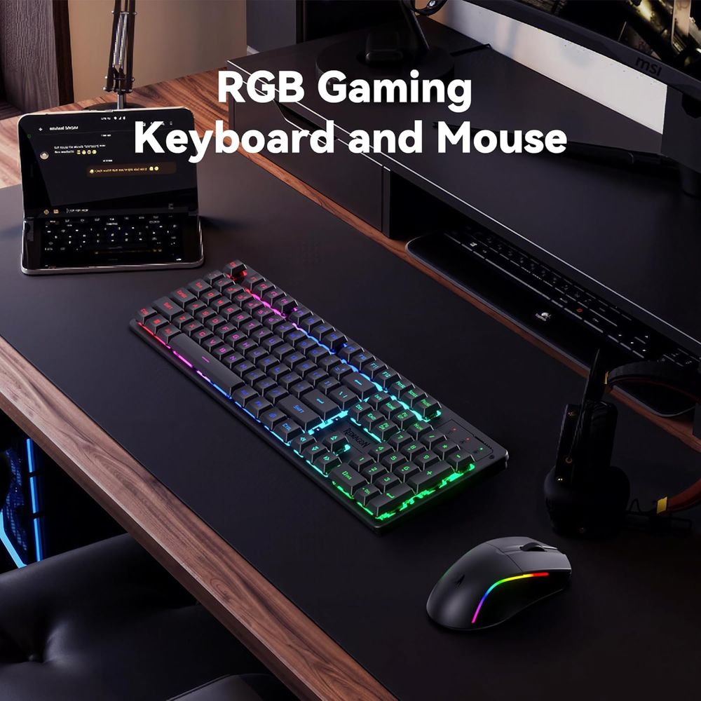 Wireless RGB Gaming Keyboard a - đánh giá và giá Gaming Keyboard And Mouse Combo Wireless