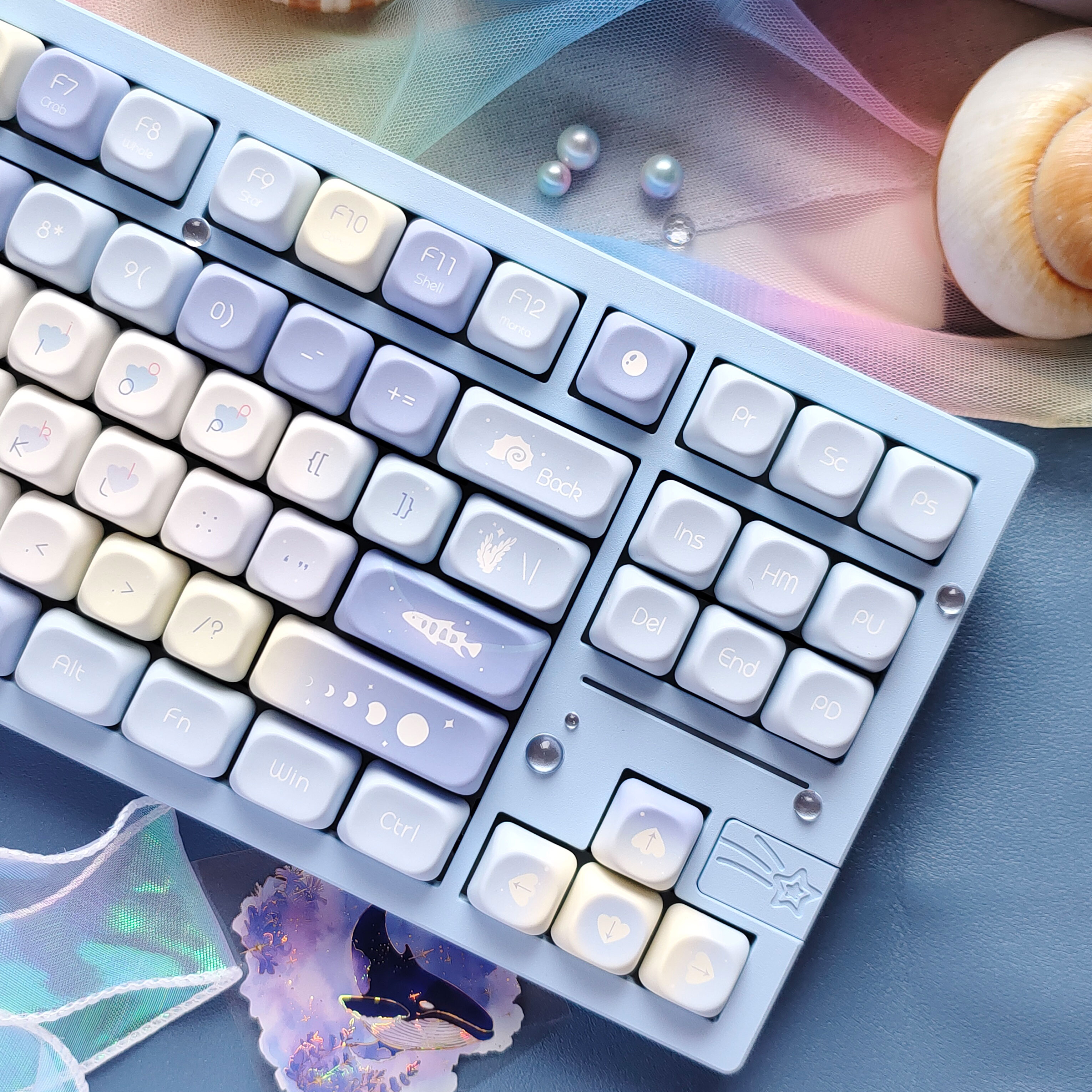 Five Sided Dye Sublimation Key - đánh giá và giá Gaming Keyboard Blue Switches