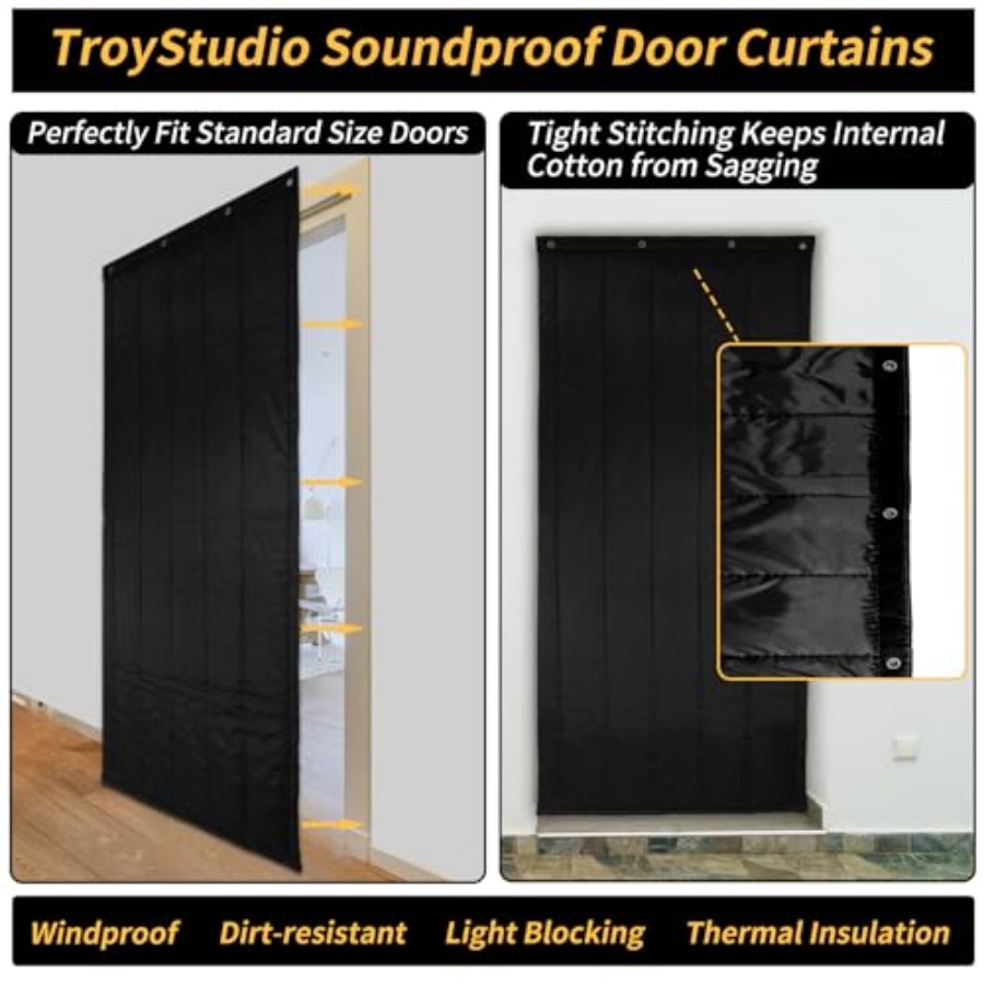 TroyStudio Thick Door Soundpro - đánh giá và giá Foam Dampener Sheet