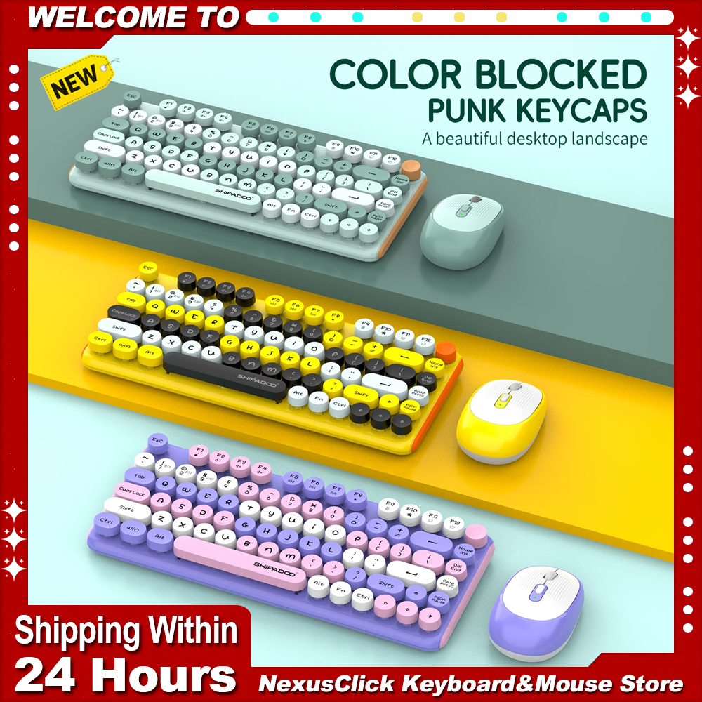 81 keys Bluetooth 2.4G Wireles - đánh giá và giá Gaming Keyboard And Mouse Combo Wireless