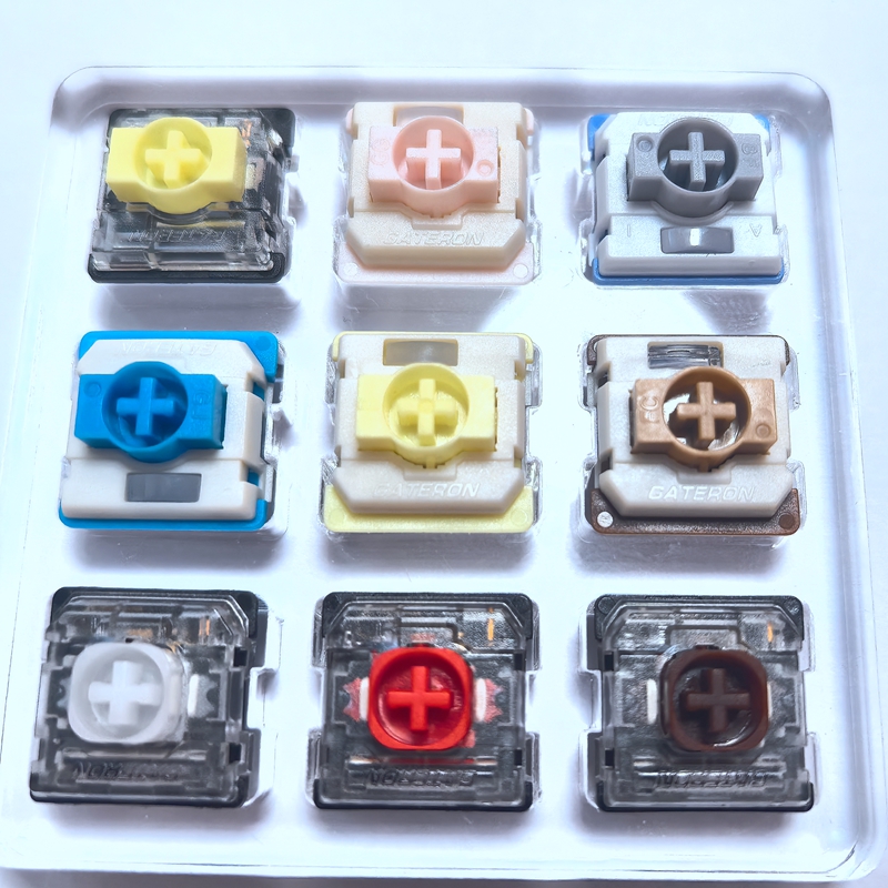 GATERON Acrylic 9keys Switch T - đánh giá và giá Gaming Keyboard Tester