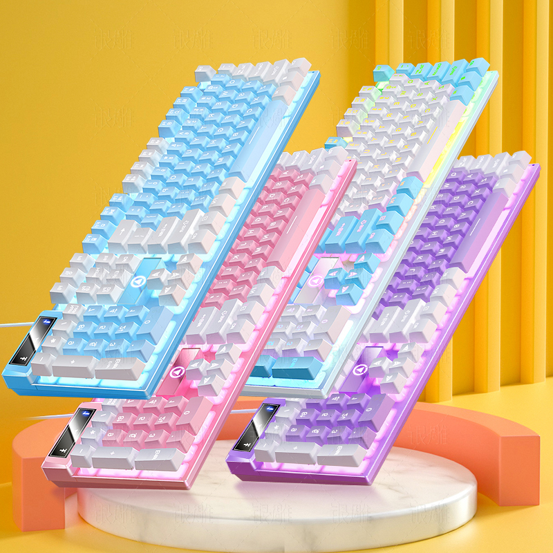 104 Keys Gaming Keyboard Wired - đánh giá và giá Gaming Keyboard Blue Switches