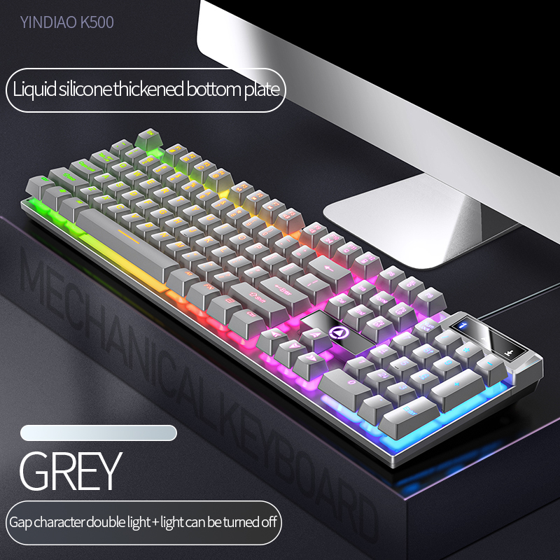 104 Keys Gaming Keyboard Wired - đánh giá và giá Gaming Keyboard Blue Switches