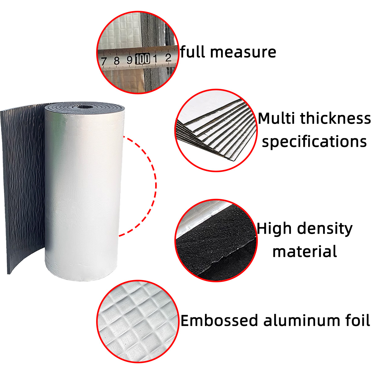 PINMOAP Car Sound Deadening Ma - đánh giá và giá Foam Dampener Sheet
