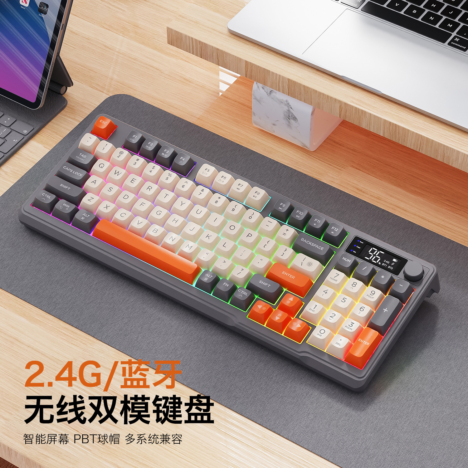 Hot Free Wolf T96 Wireless Dua - đánh giá và giá Gaming Keyboard Mouse Wireless