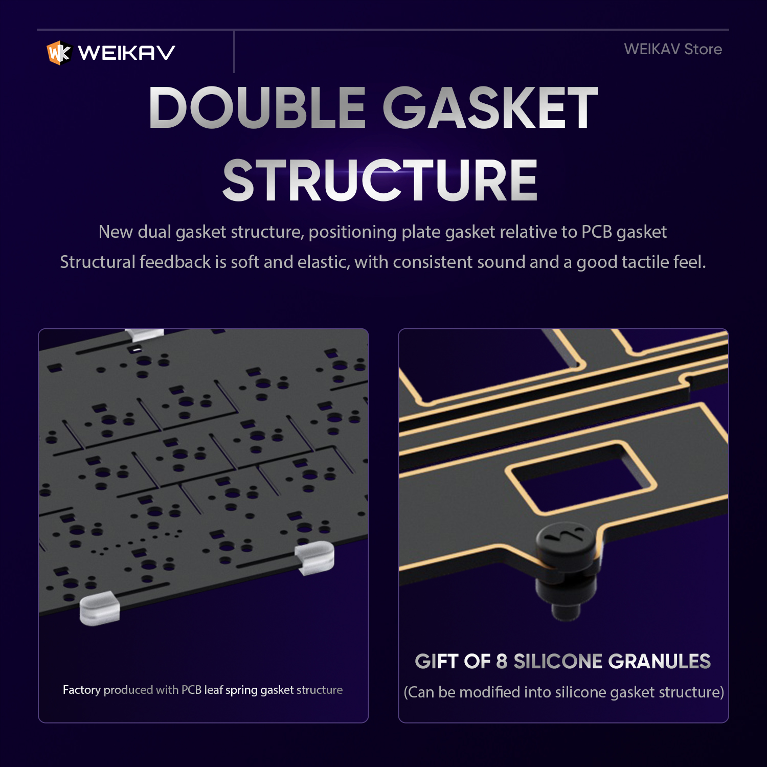WEIKAV NUT65 Wireless Gaming A - đánh giá và giá Gaming Keyboard Extension
