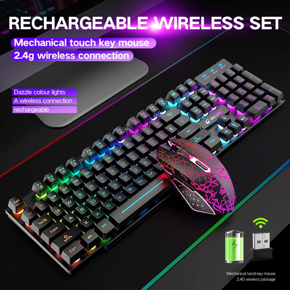 MAMBASNAKE x ZIYOU LANG T3 Wir - đánh giá và giá Gaming Keyboard And Mouse Combo Wireless