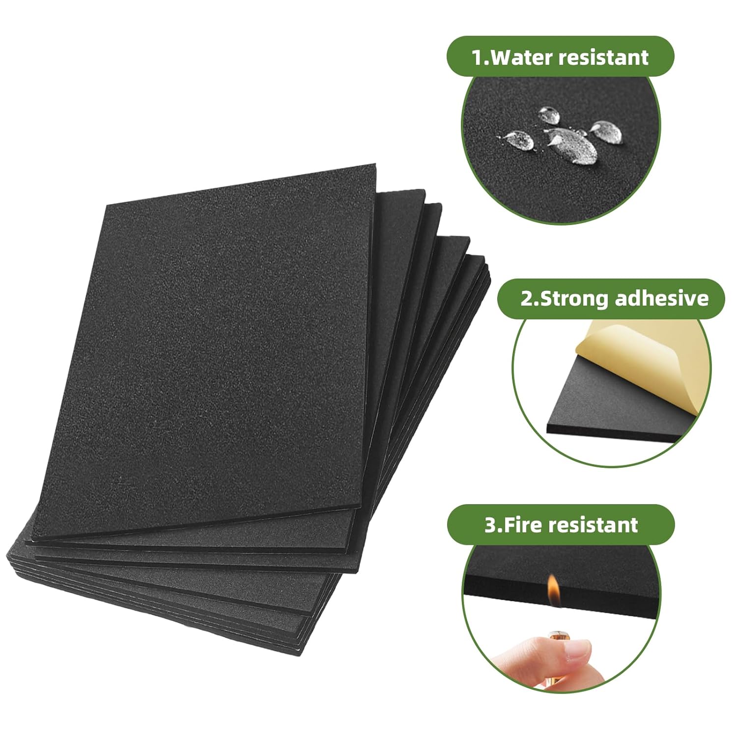 8 Pcs 12x8x1/8in Closed Cell N - đánh giá và giá Foam Dampener Sheet