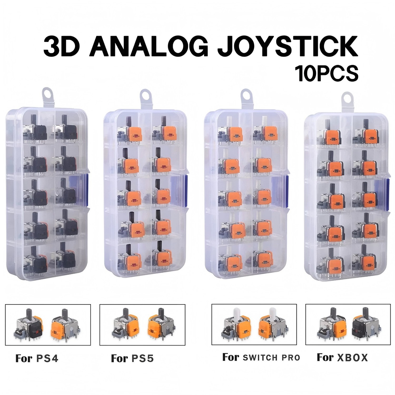 10Pcs 3D Hall Effect Joystick  - đánh giá và giá Gaming Keyboard Hall Effect
