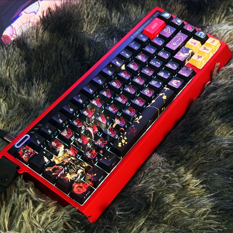 Faker Hall of Fame Ahri themed - đánh giá và giá Gaming Keyboard Hall Effect