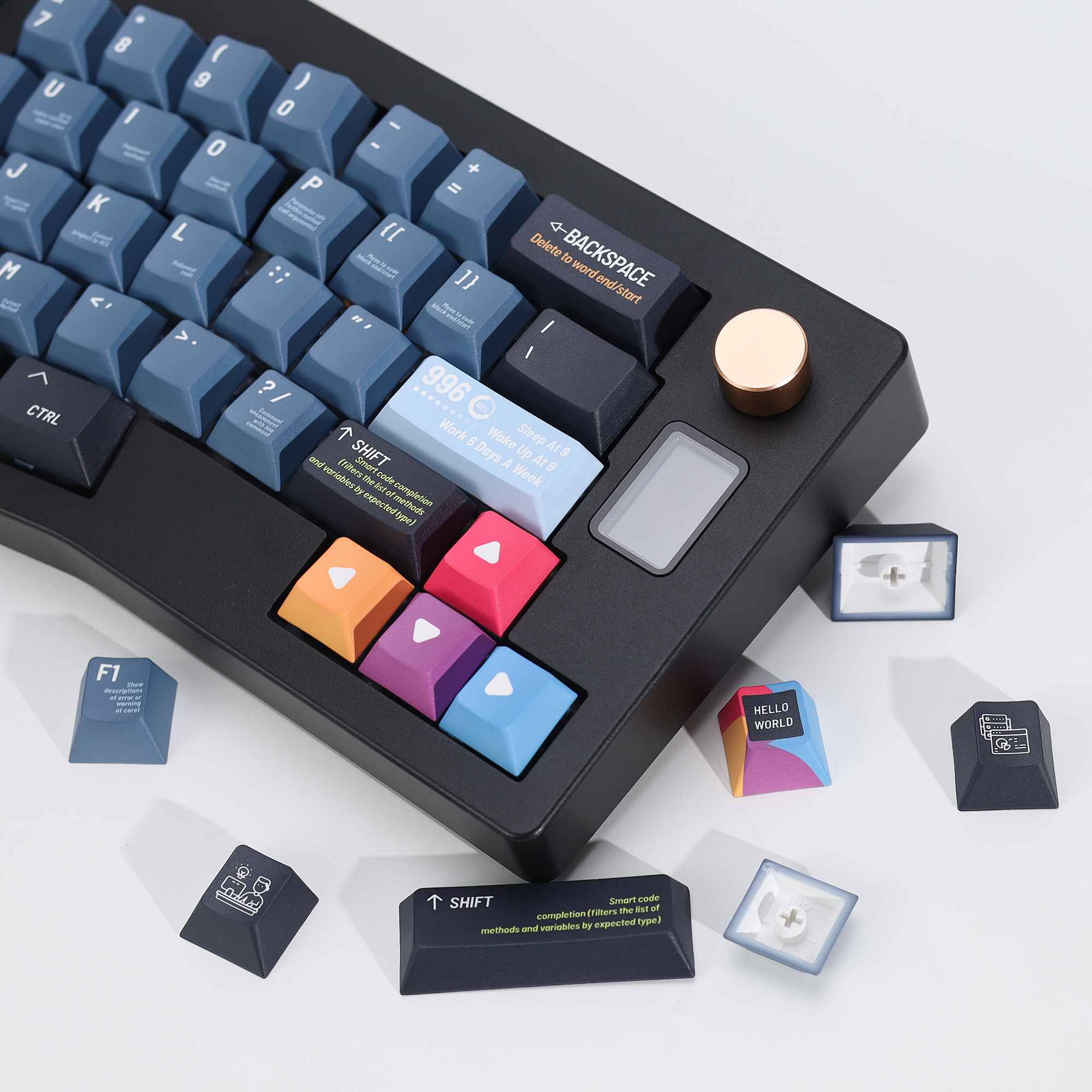 KBDiy Black Programmer Keycap  - đánh giá và giá Keyboard Gaming Black