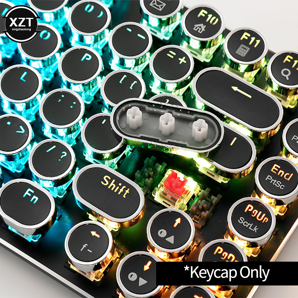 Round Mechanical Keycaps Repla - đánh giá và giá Gaming Keyboard Blue Switches