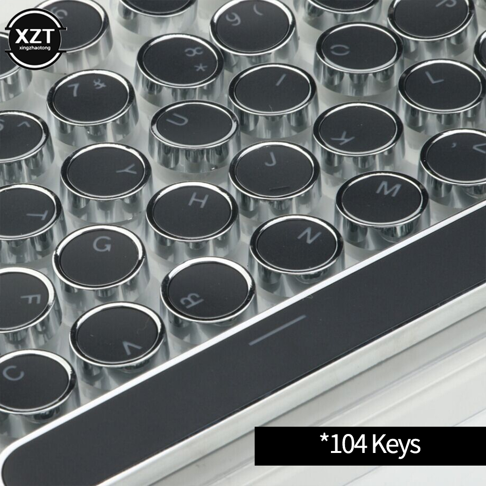 Round Mechanical Keycaps Repla - đánh giá và giá Gaming Keyboard Blue Switches