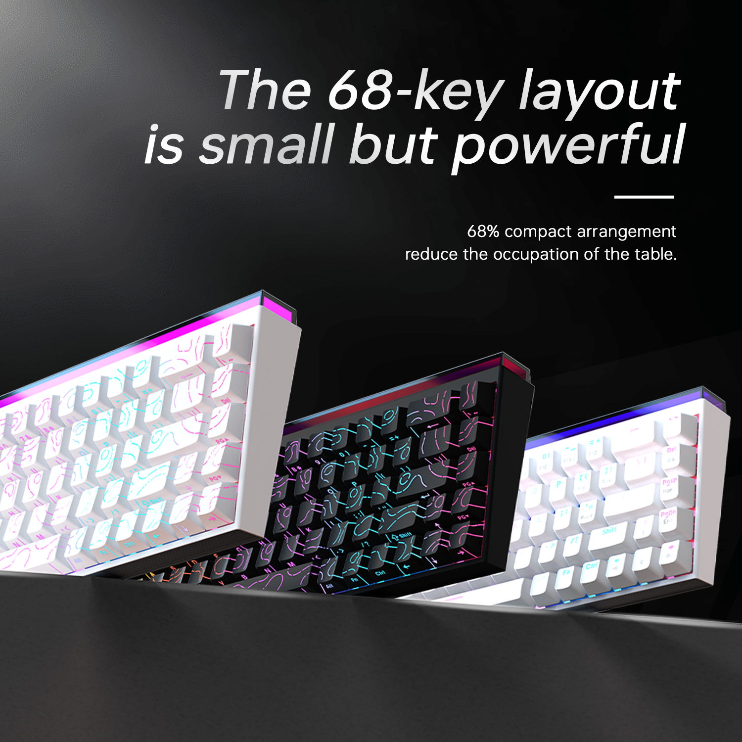 New Ajazz Nacodex Nk68 Mechani - đánh giá và giá Gaming Keyboard Blue Switches