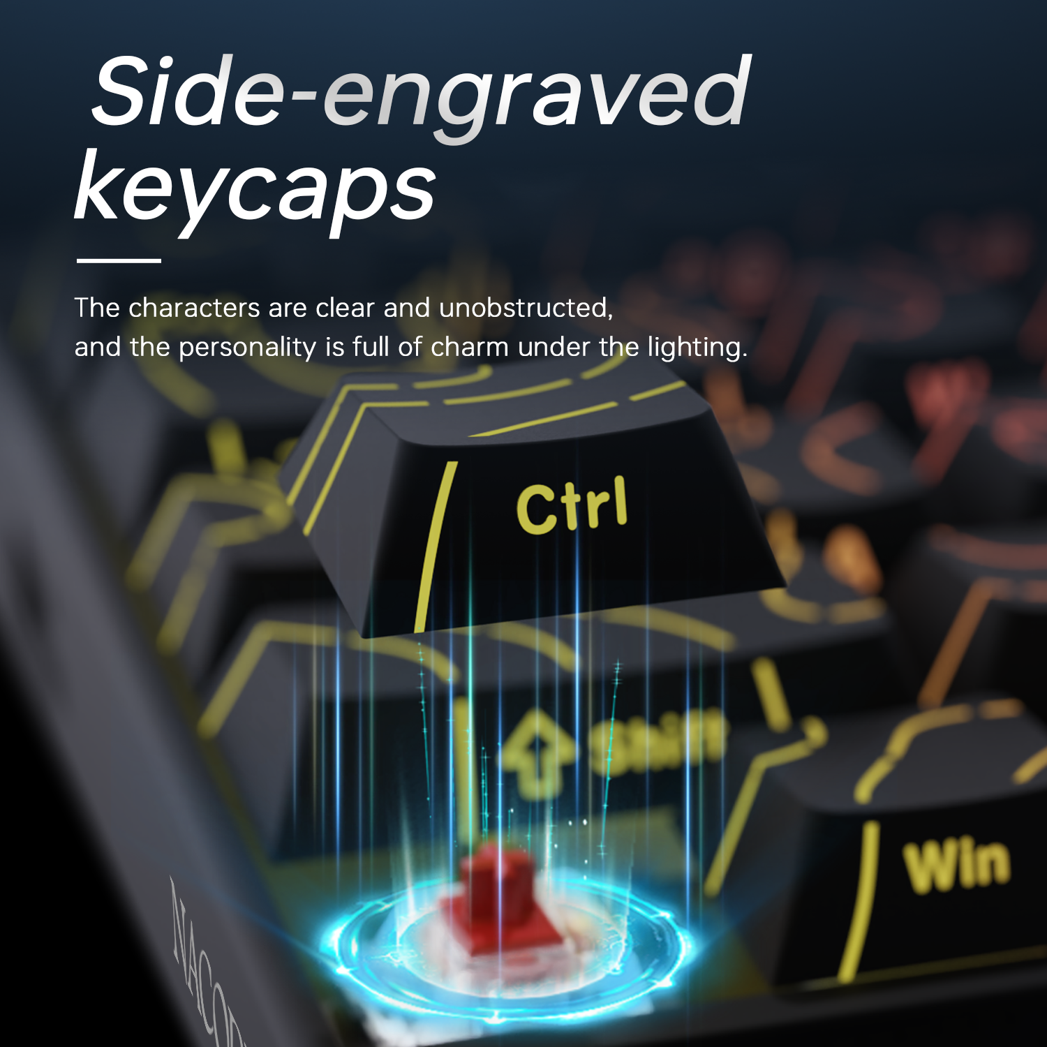 New Ajazz Nacodex Nk68 Mechani - đánh giá và giá Gaming Keyboard Blue Switches