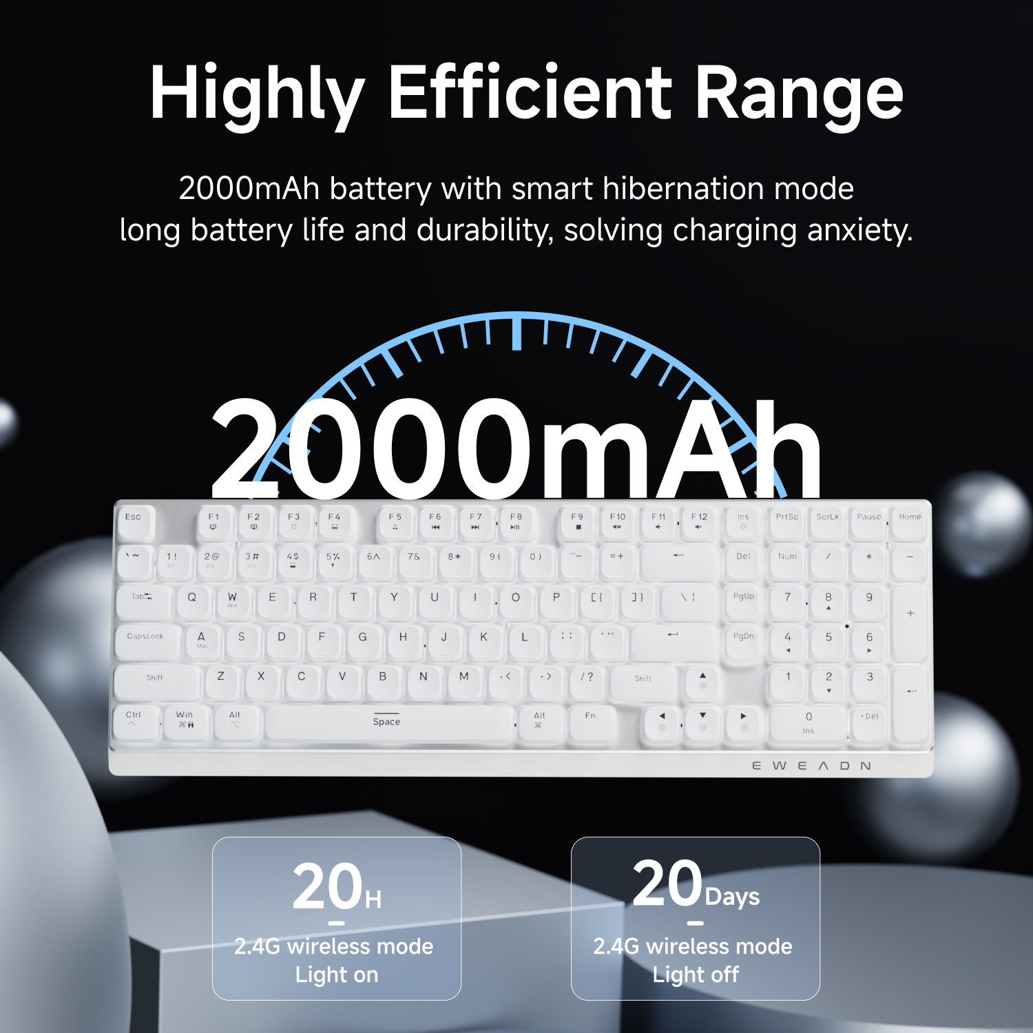 EWEADN Wireless Low-Profile Me - đánh giá và giá Gaming Keyboard Nearby