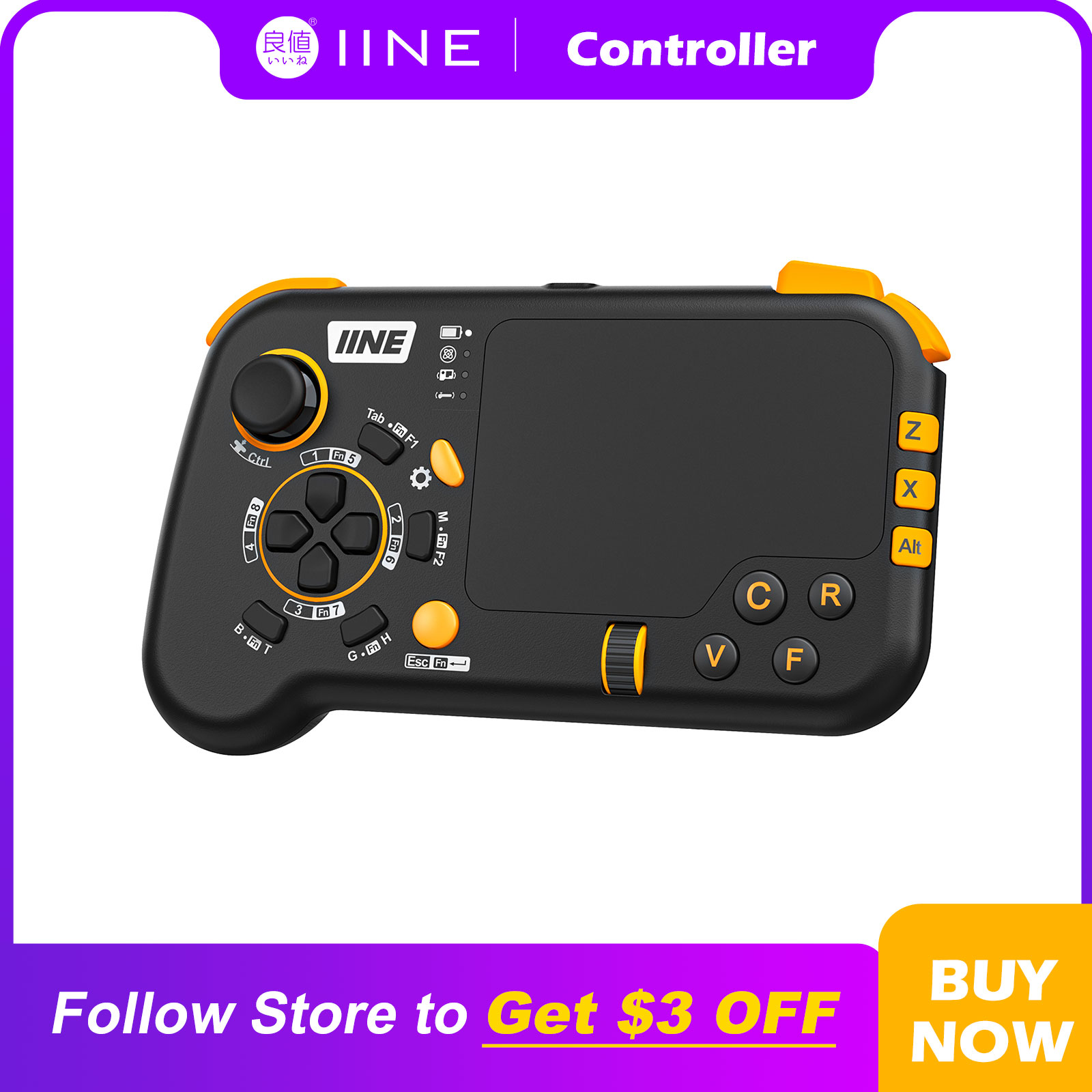 IINE Ungrade Wireless Mouse-Pa - đánh giá và giá Gaming Keyboard Extension