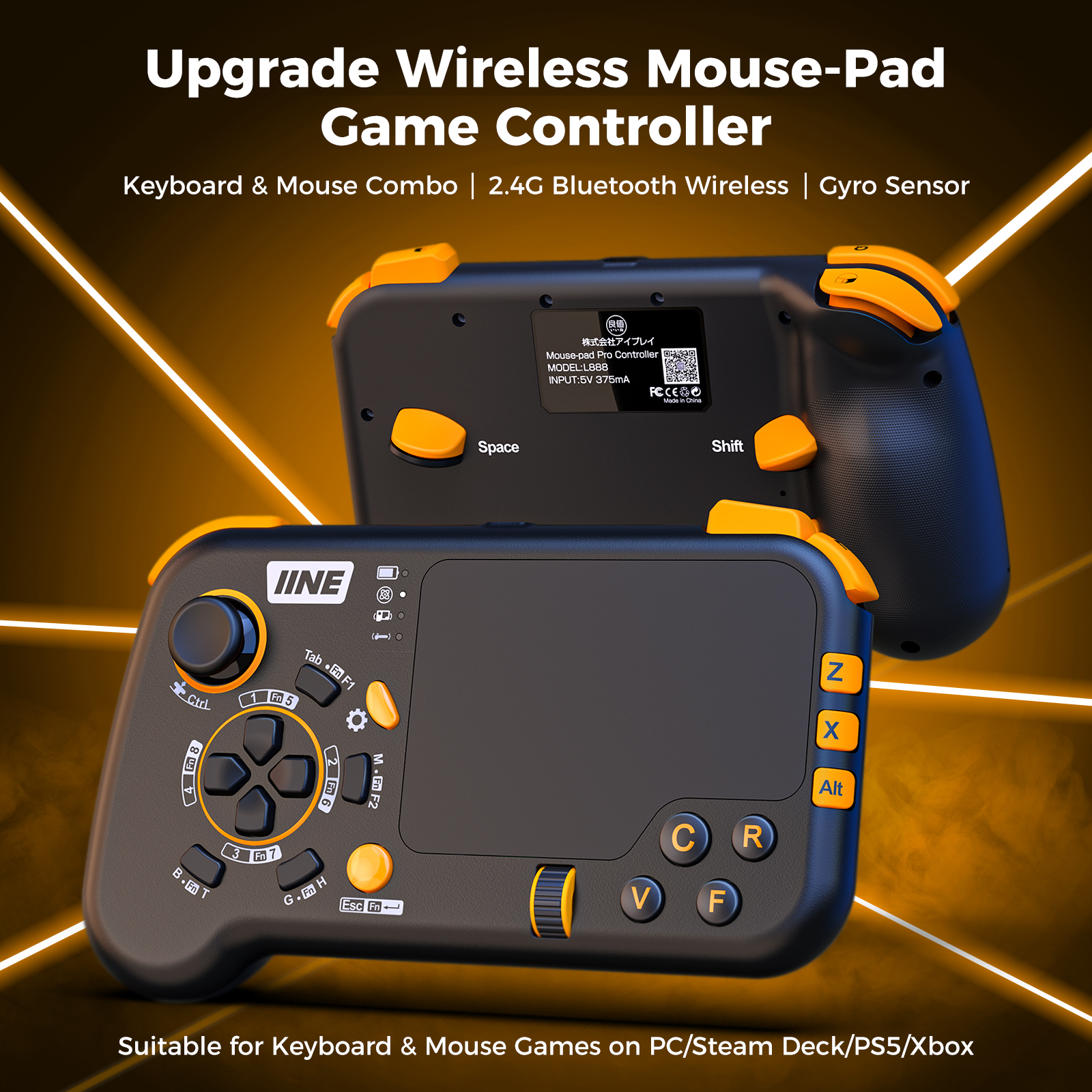 IINE Ungrade Wireless Mouse-Pa - đánh giá và giá Gaming Keyboard Extension