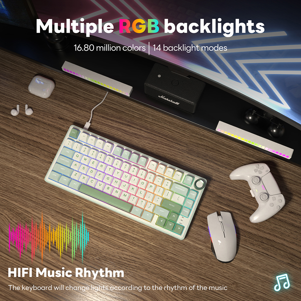 Royal Kludge RK R75 Brazilian  - đánh giá và giá Gaming Keyboard Mobile